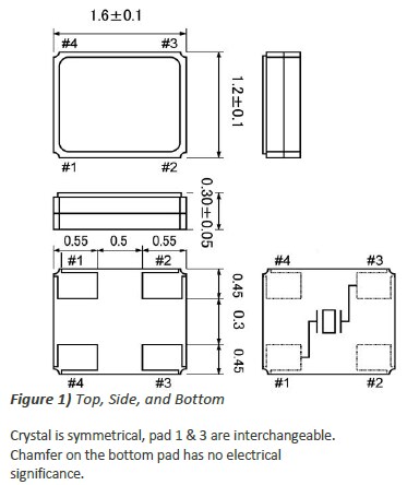 ECS ECX-1247B SMD Crystals